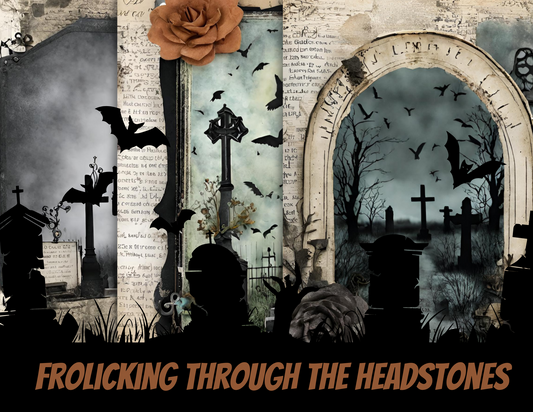 Frolicking Through the Headstones: Download and Print Designs and ephemera for junk journaling or scrapbooking